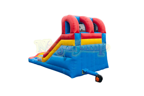 Slide N' Splash Inflatable 14' Slide with Detachable Pool by Ninja Jump