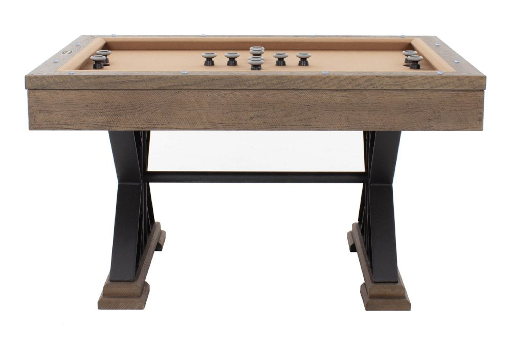 "The Weathered" Rectangular SLATE Bumper Pool Table w/Optional Card & Dining Top