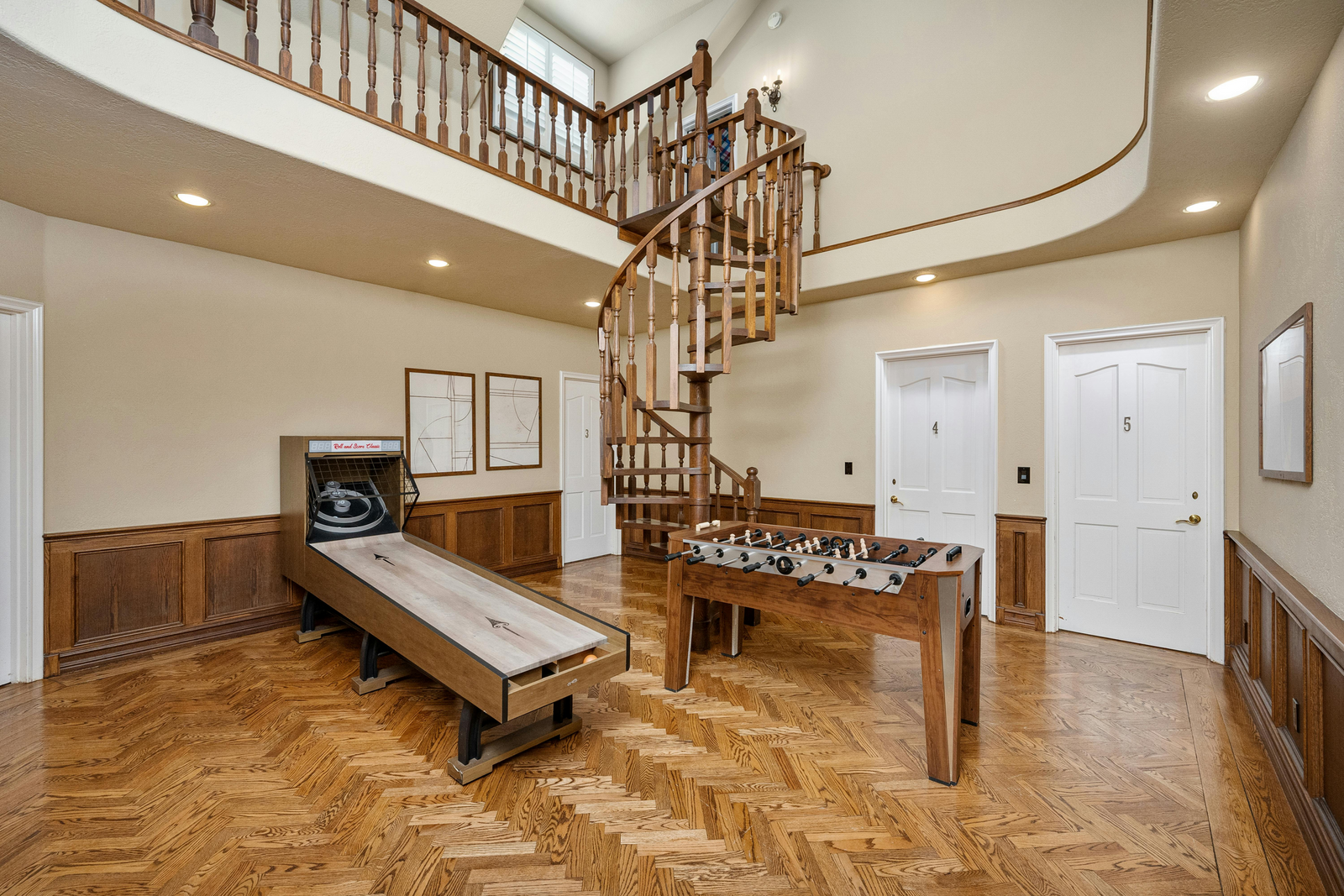 luxury wooden shuffleboards for home