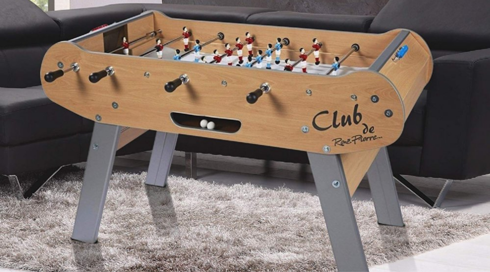 premium house foosball table setup