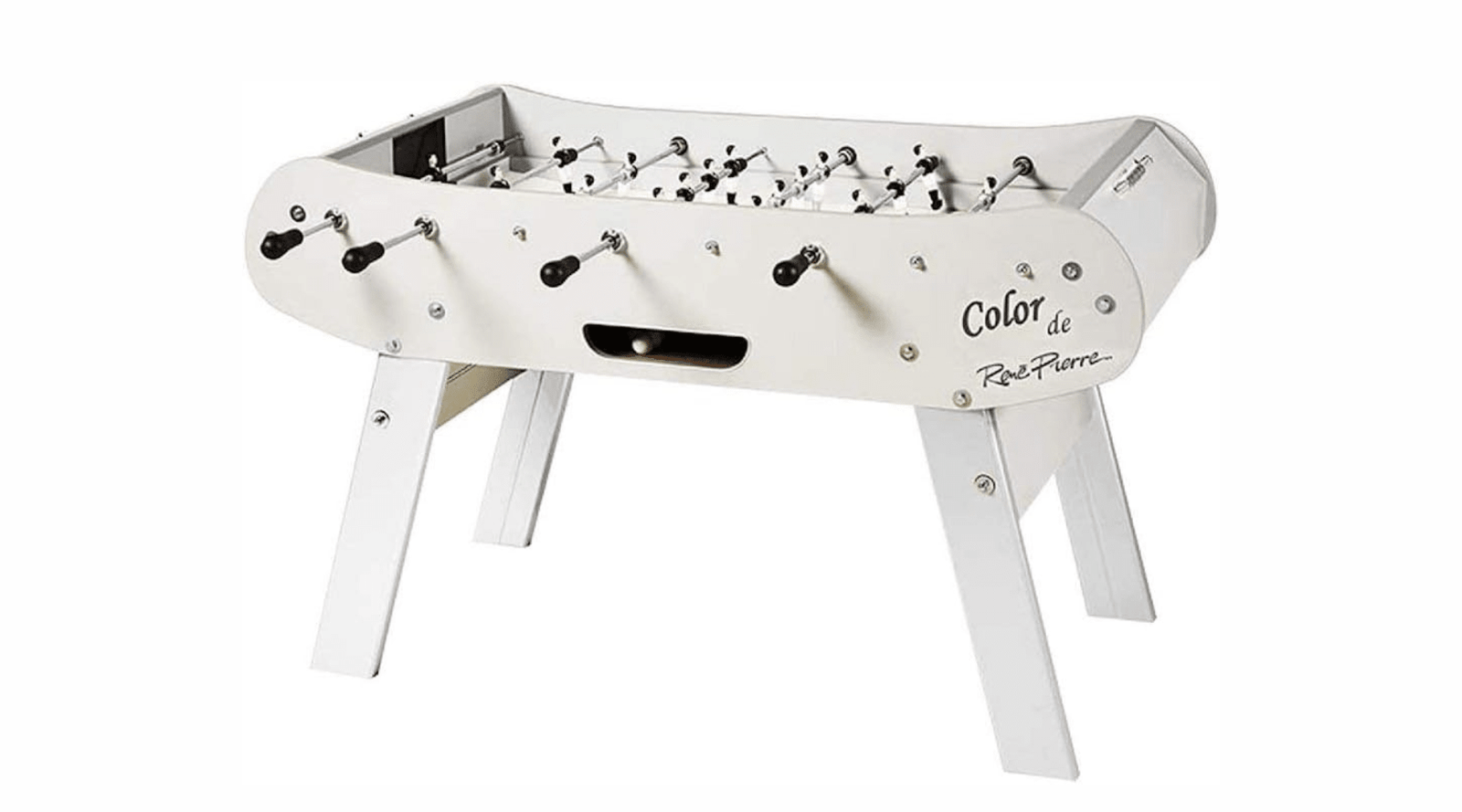 René Pierre Color Blanc Foosball Table: Luxury White Foosball Table for Your Dream Game Room - Upper Level Game Rooms