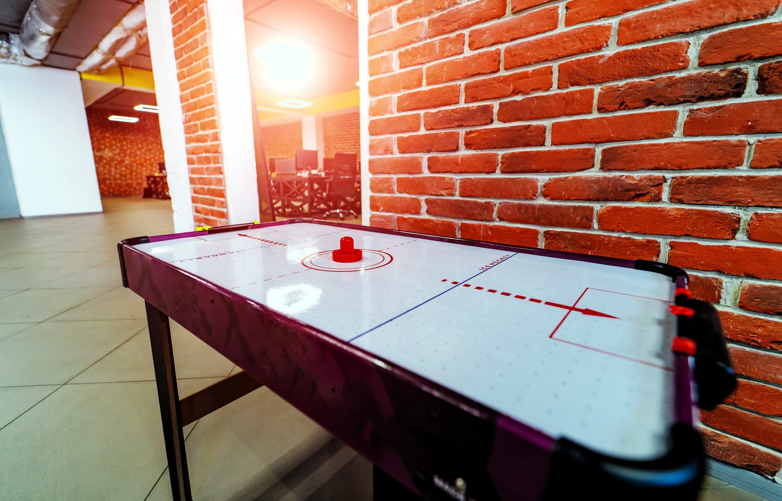 Air Hockey Table in a Small Space