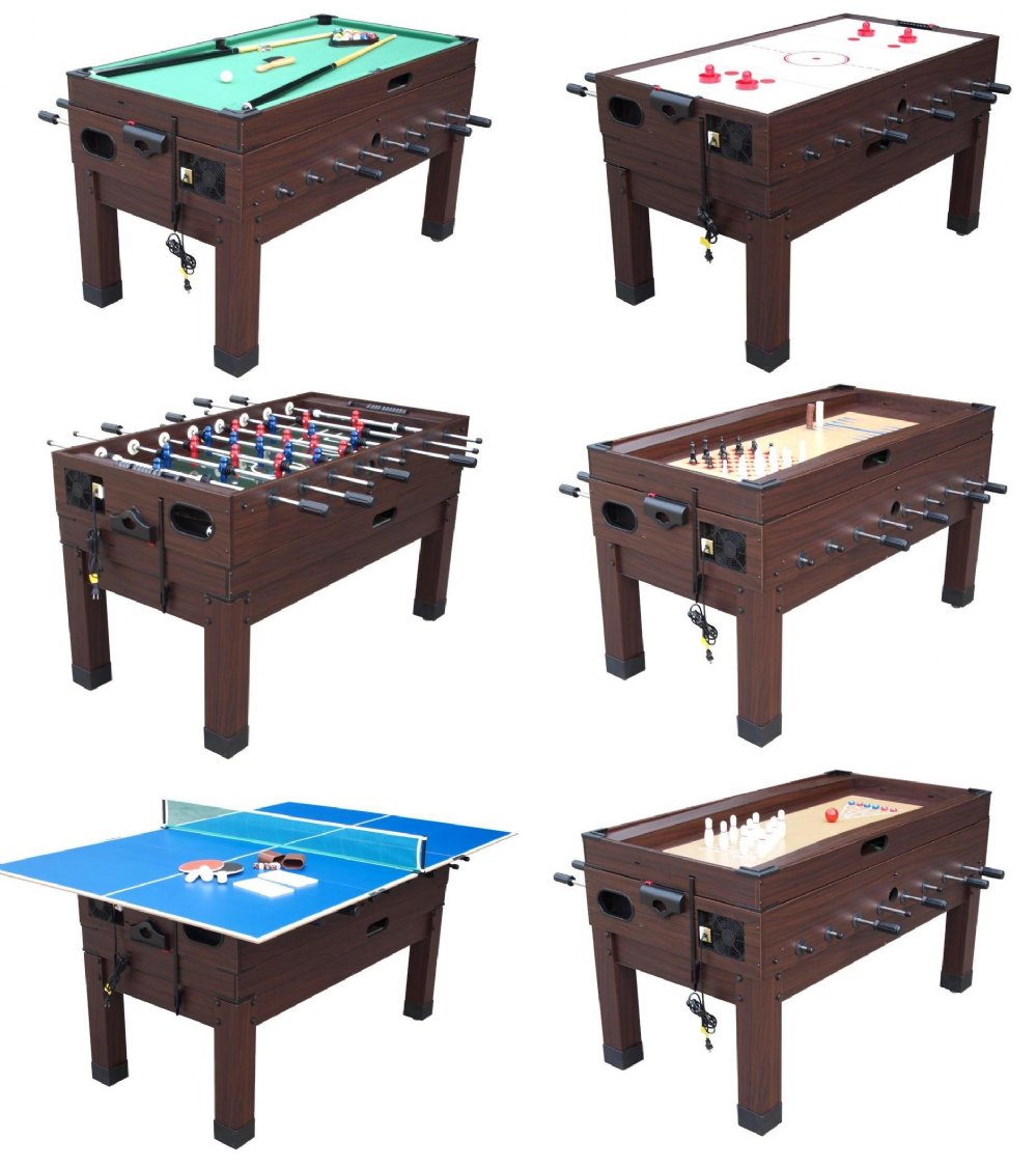 Multi-Gaming Tables for Home, Bars & Game Rooms | Berner Billiards & Fat Cat Multi-Game Tables.