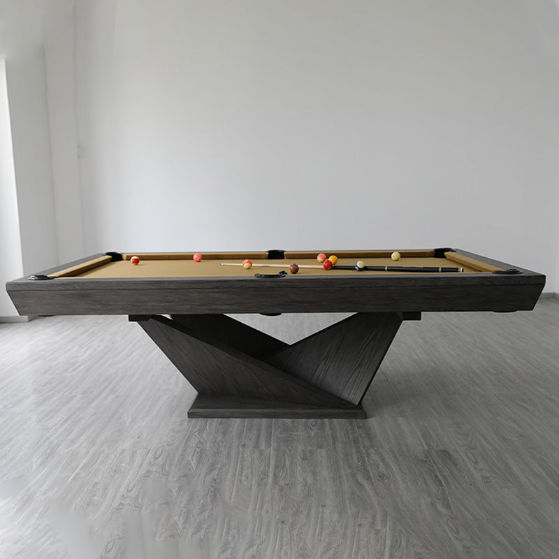 Kyoto Luxury Slate Pool Table – Modern Minimalist Billiards Table | Origami-Inspired Design | Solid Hardwood | 3-Piece Precision Slate | Leather Drop Pockets.