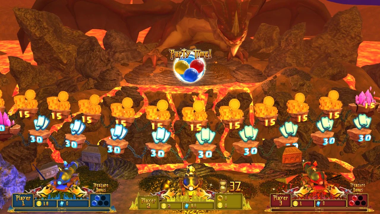 Dragon’s Bane - 3 Player Coin Pusher | Dragon Theme | Analog & Digital Gameplay by Lai Games - Video Game Arcade