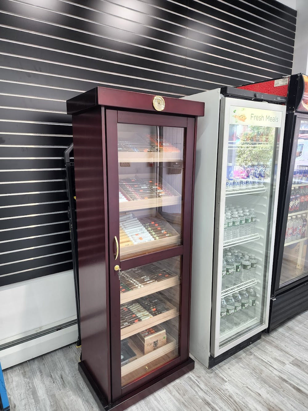 Barbatus 2000 cigar storage cherry wood humidor cabinet for premium cigar organization