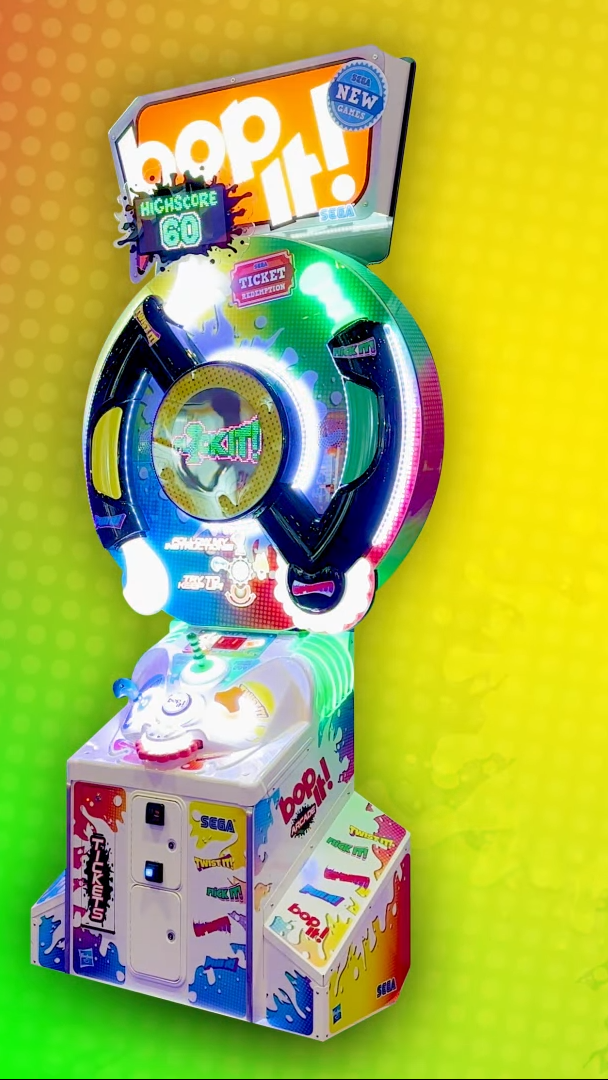 BOP IT! Arcade - Skill - Based Redemption Game by Sega & Hasbro by SEGA - Video Game Arcade