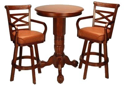 Pedestal Pub Table & Chairs by Berner Billiards