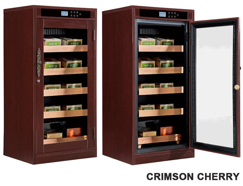 1250 Cigar Count Custom Finish Electric Cigar Humidor – Redford Lite Series.