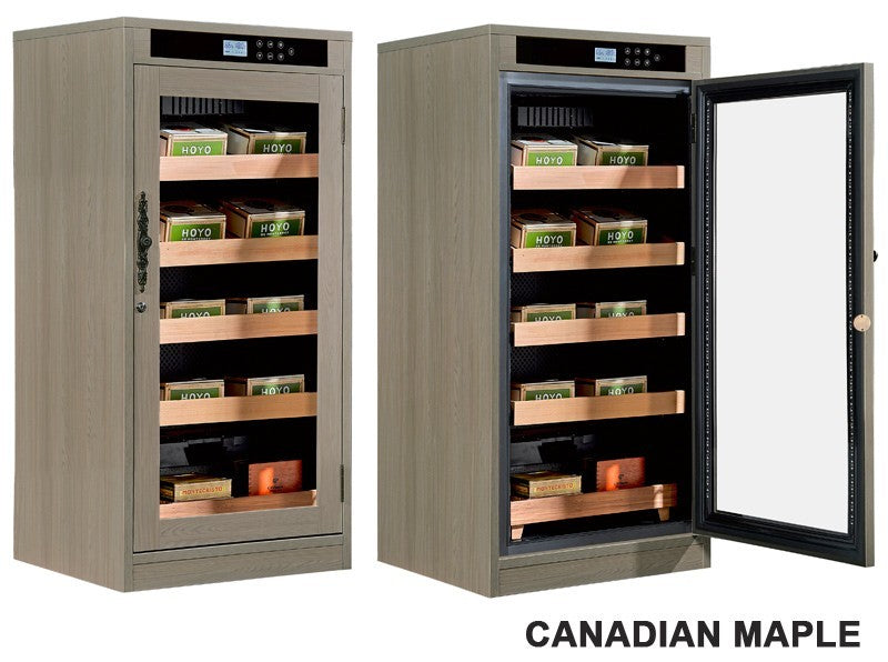 1250 Cigar Count Custom Finish Electric Cigar Humidor – Redford Lite Series.