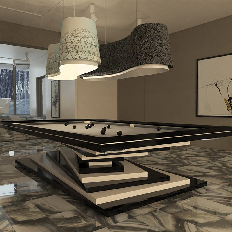 Neavio Modern Slate Pool Table – Luxury Billiards Table | Solid Hardwood Frame | 3-Piece Precision Slate | Leather Drop Pockets | Matte or High-Gloss Finish.