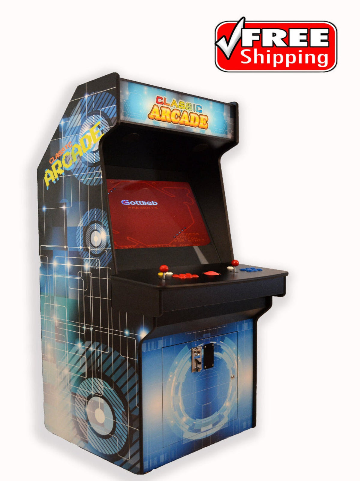 Retro Arcade Machine for Home | 2 Player Multi Game Arcade Machine 3000 Classic Retro Arcade Games by Game Room City - Arcade