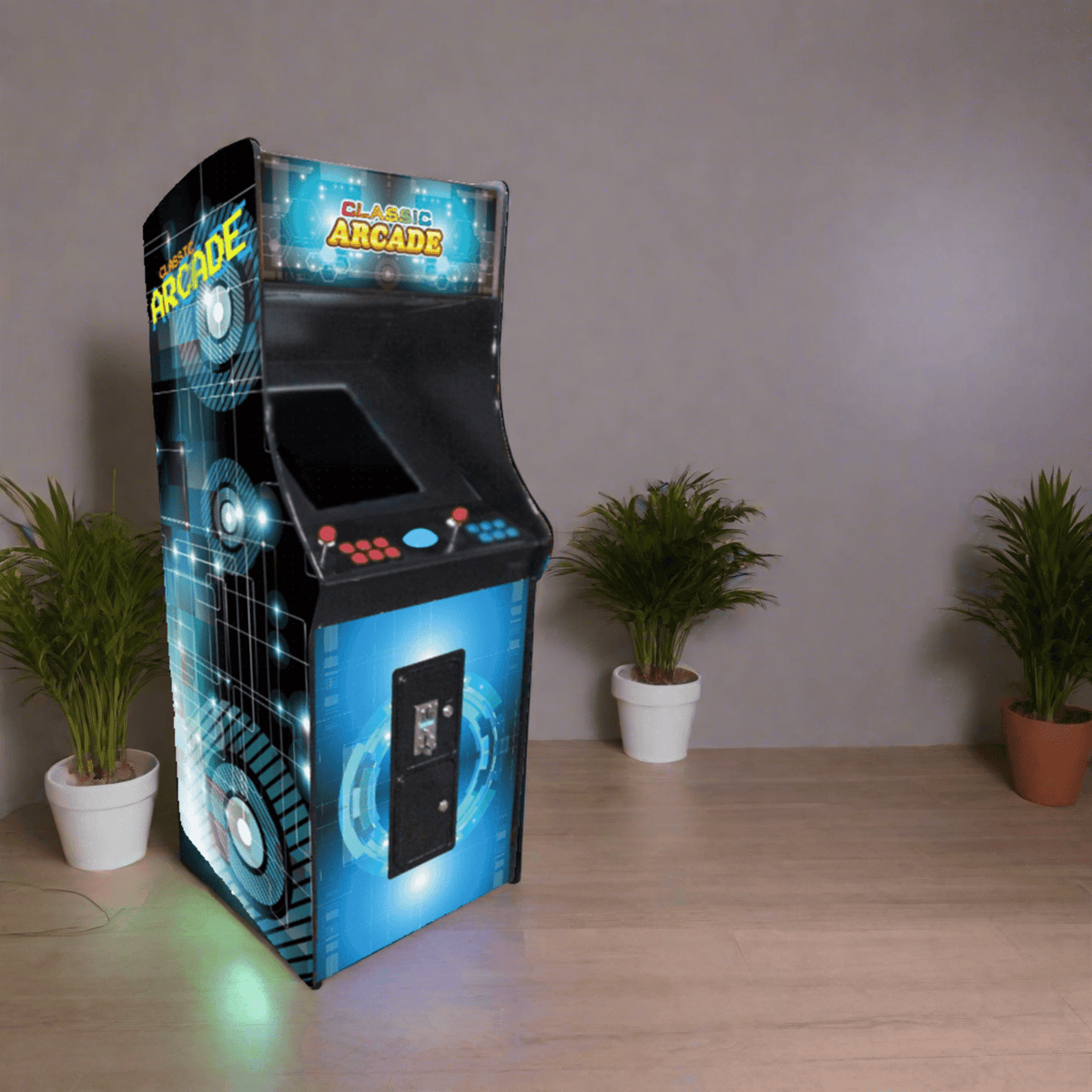 Full - Sized Upright Arcade Machine with Trackball - 3,000 Games & 21.5" LCD by Game Room City - Arcade