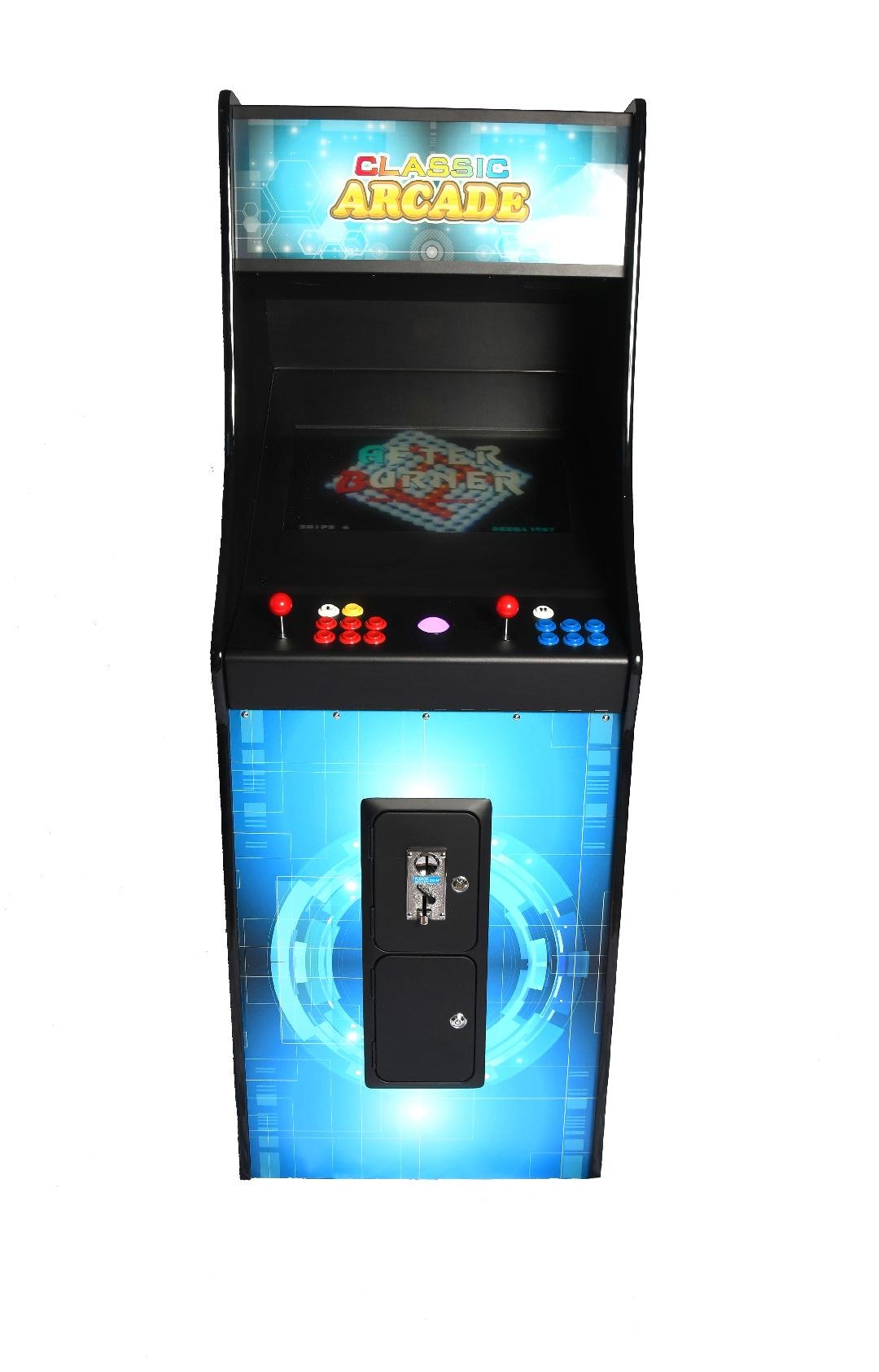 Full - Sized Upright Arcade Machine with Trackball - 3,000 Games & 21.5" LCD by Game Room City - Arcade