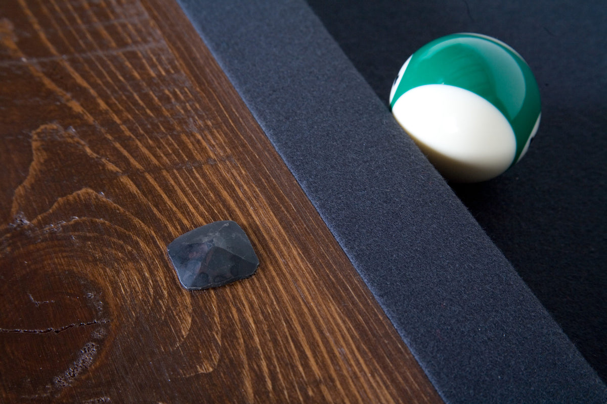 Barnwood Cheyenne Rustic Pool Table close up view