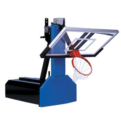 Thunder Portable Basketball Goal - Adjustable Indoor Hoop with Tempered Glass or Acrylic Backboard.