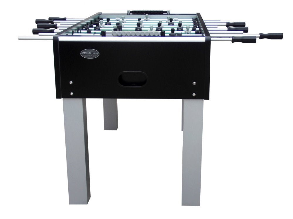 Berner Billiards Florida Outdoor Foosball Table – Black – 1 & 3 Man Goalie by Berner Billiards - Foosball Tables