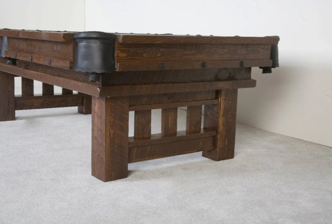 7 ft Billiard Table for Sale – 8 ft Billiard Table – Rustic Barnwood Pool Table for Cabin, Lodge & Home | "The Cheyenne" Viking Log Furniture