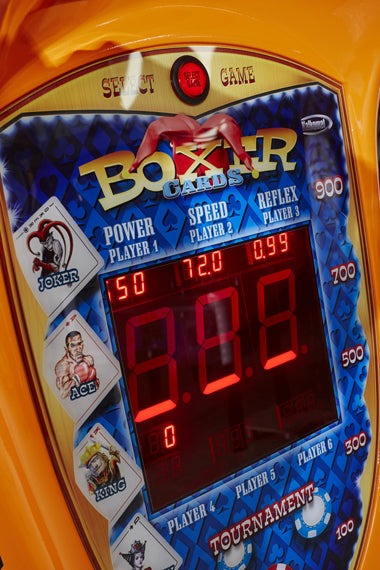 Boxer Dynamic – Futuristic Boxing Machine closeup view
