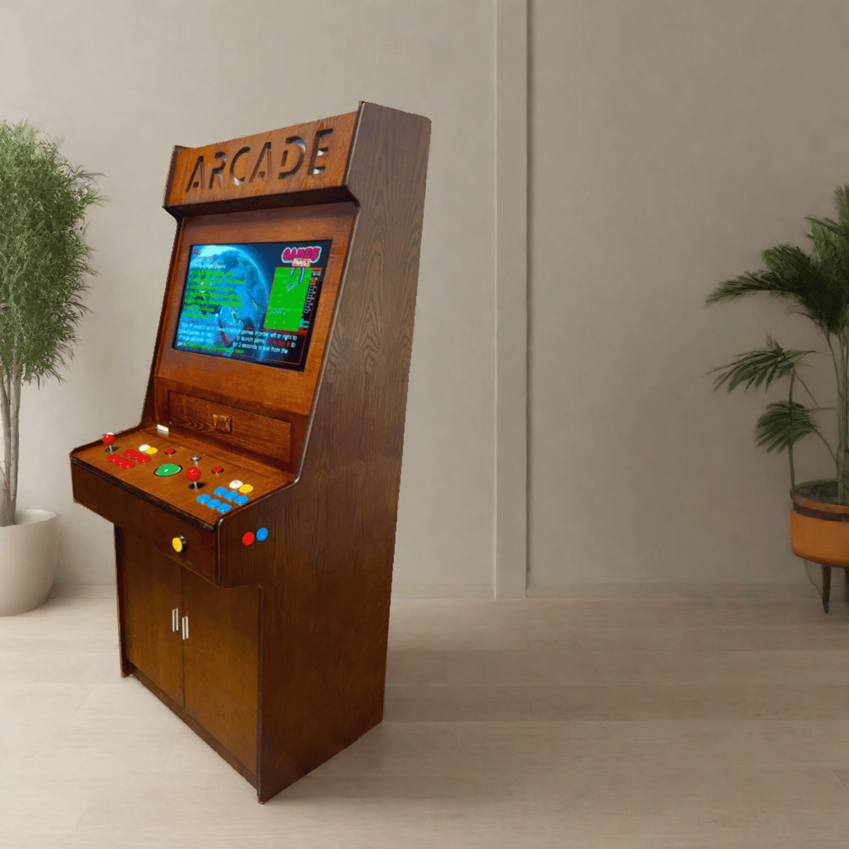 Arcade Machine for Home | 2 Player Retro Arcade Cabinet with 7000 Classic Games 26" LCD by Game Room City - Arcade