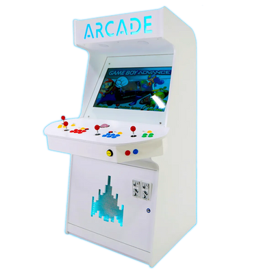 Full-Sized 4-Player White Gloss Arcade Machine