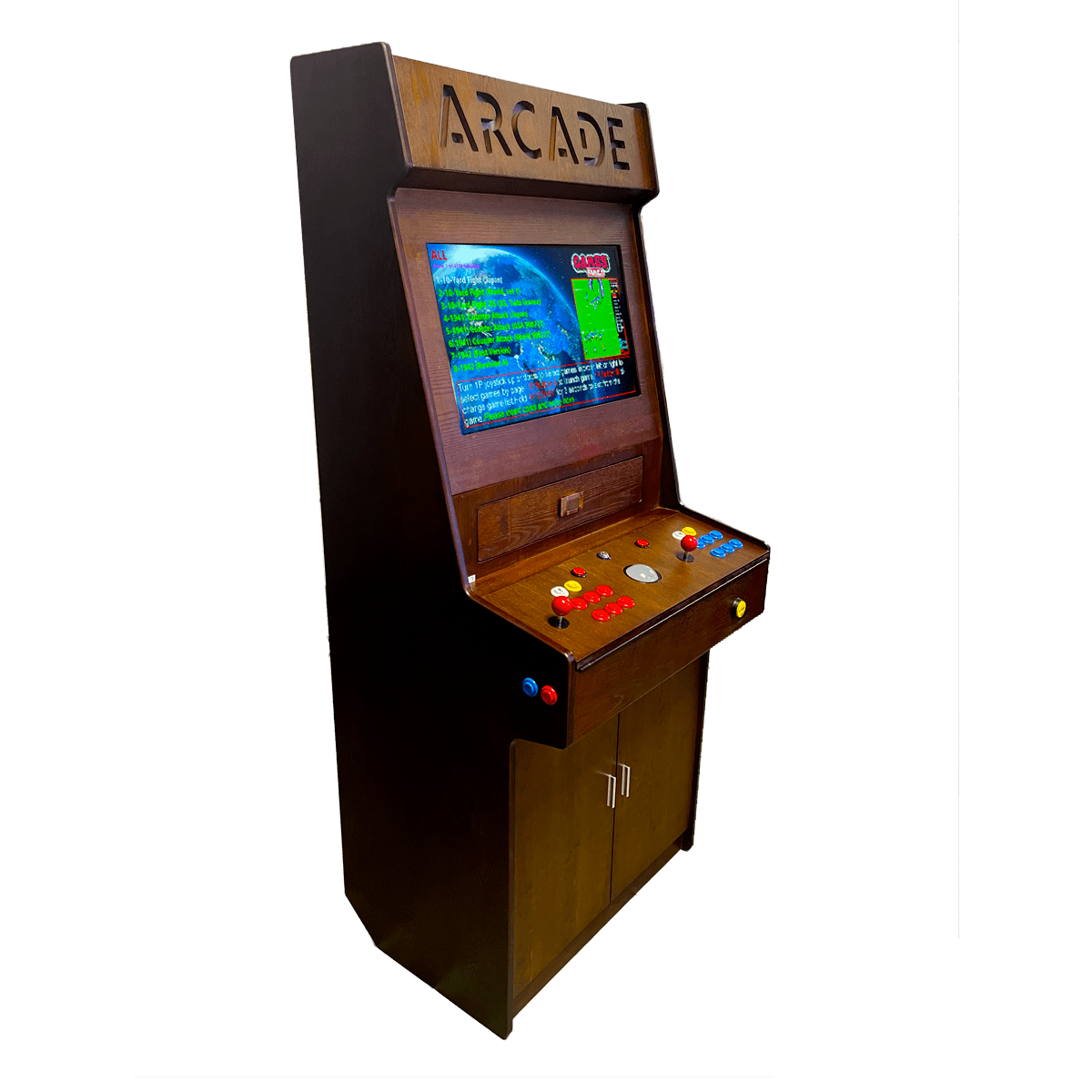 Arcade Machine for Home | 2 Player Retro Arcade Cabinet with 7000 Classic Games 26" LCD by Game Room City - Arcade