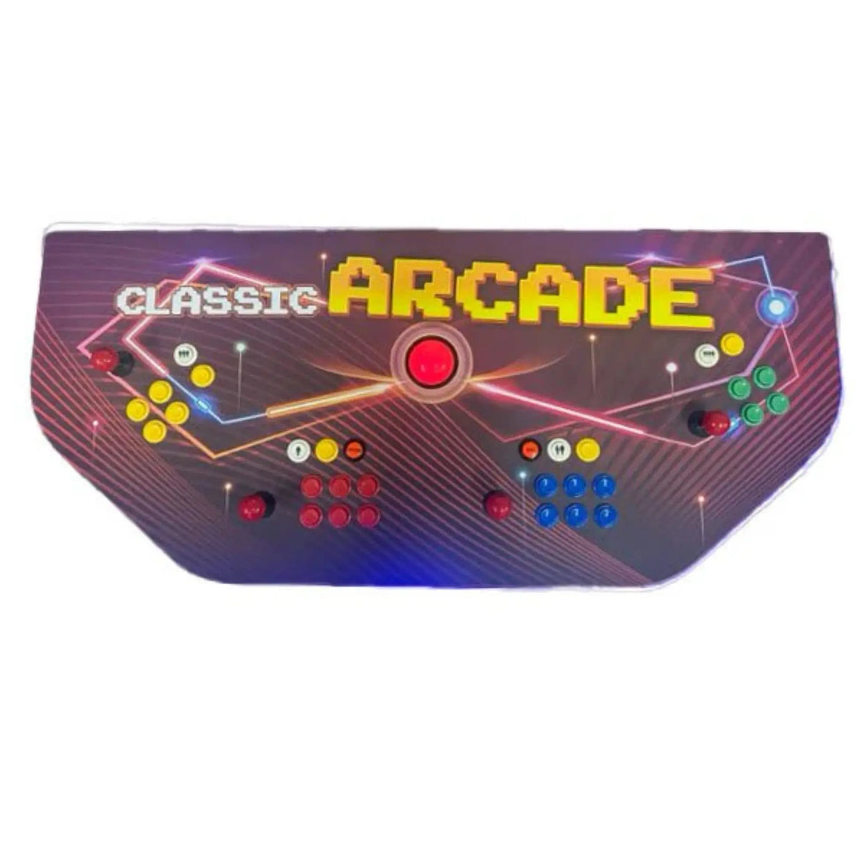 Arcade Game Machine for Home – Multicade 4 Player TV Arcade Console with 7,000 Games, Mrs. Pac-Man, Arcade Galaga, Street Fighter, Mortal Kombat & More