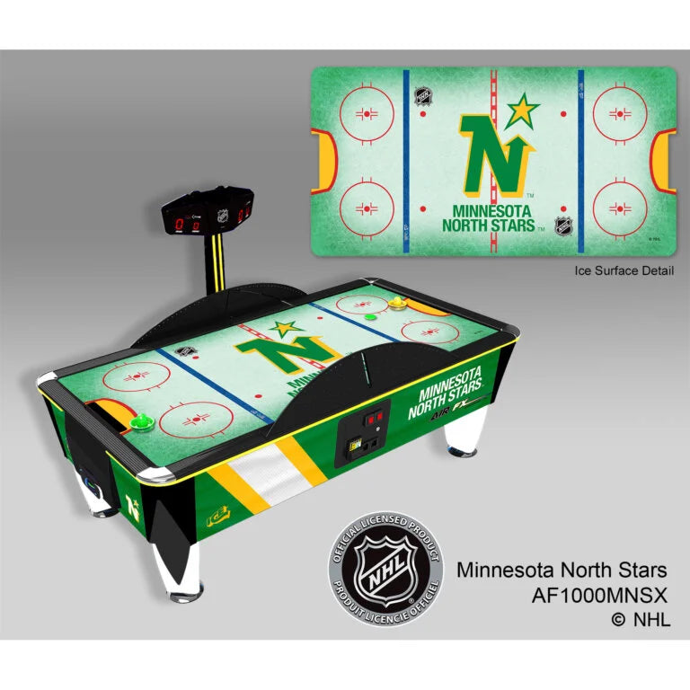 NHL Team Air FX Full Size Air Hockey Table – 8&#39; LED Playfield | Official NHL Licensed | Custom Team Logos &amp; Jersey Graphics | ½&quot; Thick Surface | Commercial-Grade Arcade Game
