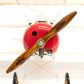 Triplane Transparent Red Baron Model Aircraft Plane by Authentic Models