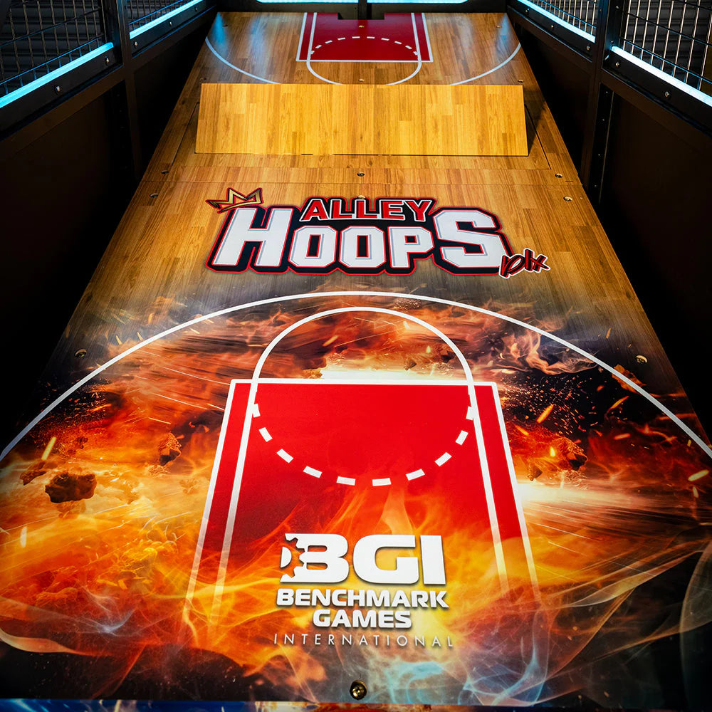 Alley Hoops Deluxe closeup view
