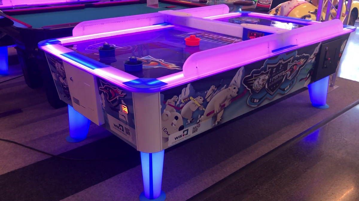 Arctic Air Hockey – Two Player Game Table | Waterproof Design | LED Lights