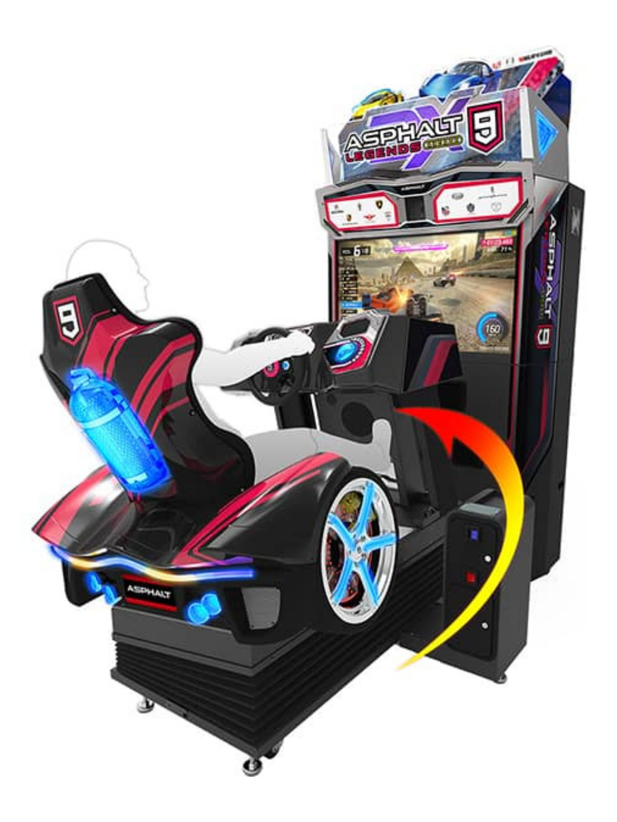 Asphalt 9 Legends Arcade racing simulator featuring supercar gameplay and high-speed multiplayer action.