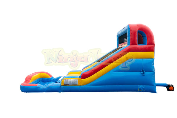 Slide N' Splash Inflatable 14' Slide with Detachable Pool by Ninja Jump