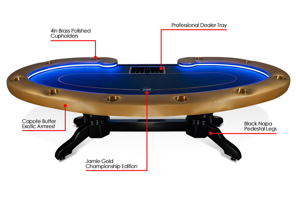  BBO The Lumen HD LED Poker Table
