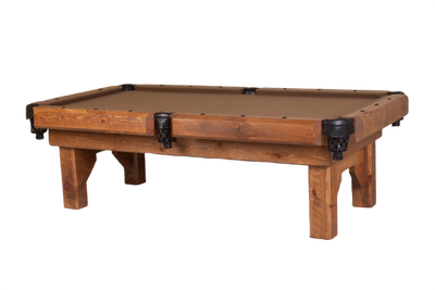 Barnwood Timber Lodge Rustic Pool Table