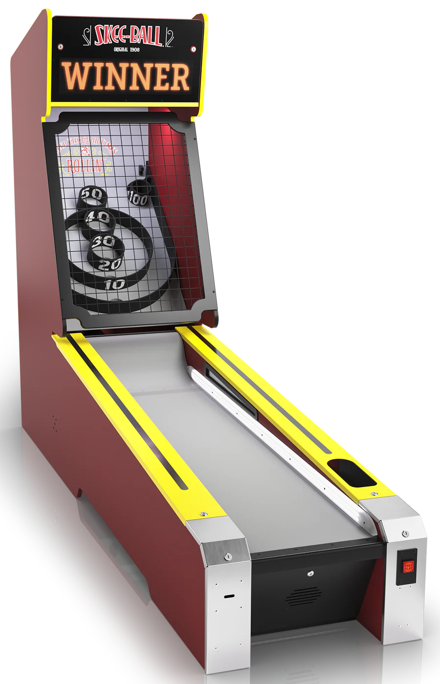Skee-Ball Classic Arcade Game left view