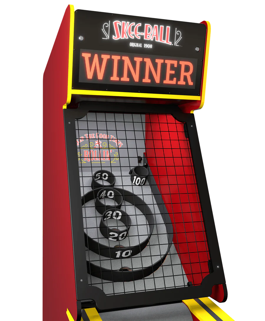 Skee-Ball Classic Arcade Game closeup view