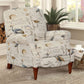 Bird Script/ Birdsong Seamist Pushback Recliner by Sunset Trading