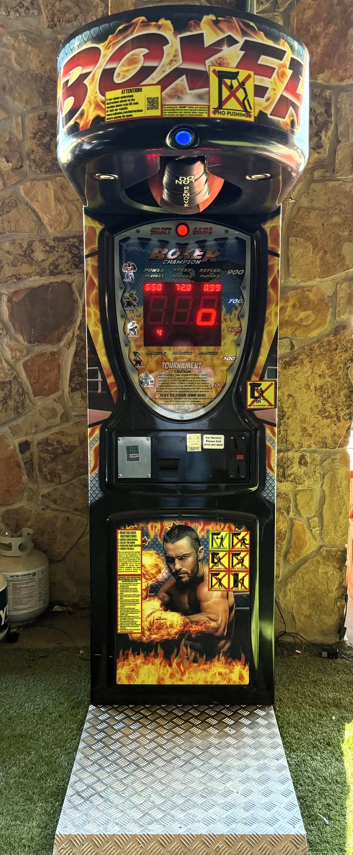 Boxer Fire – Silent Boxing Machine | Compact Design | Profitable Entertainment