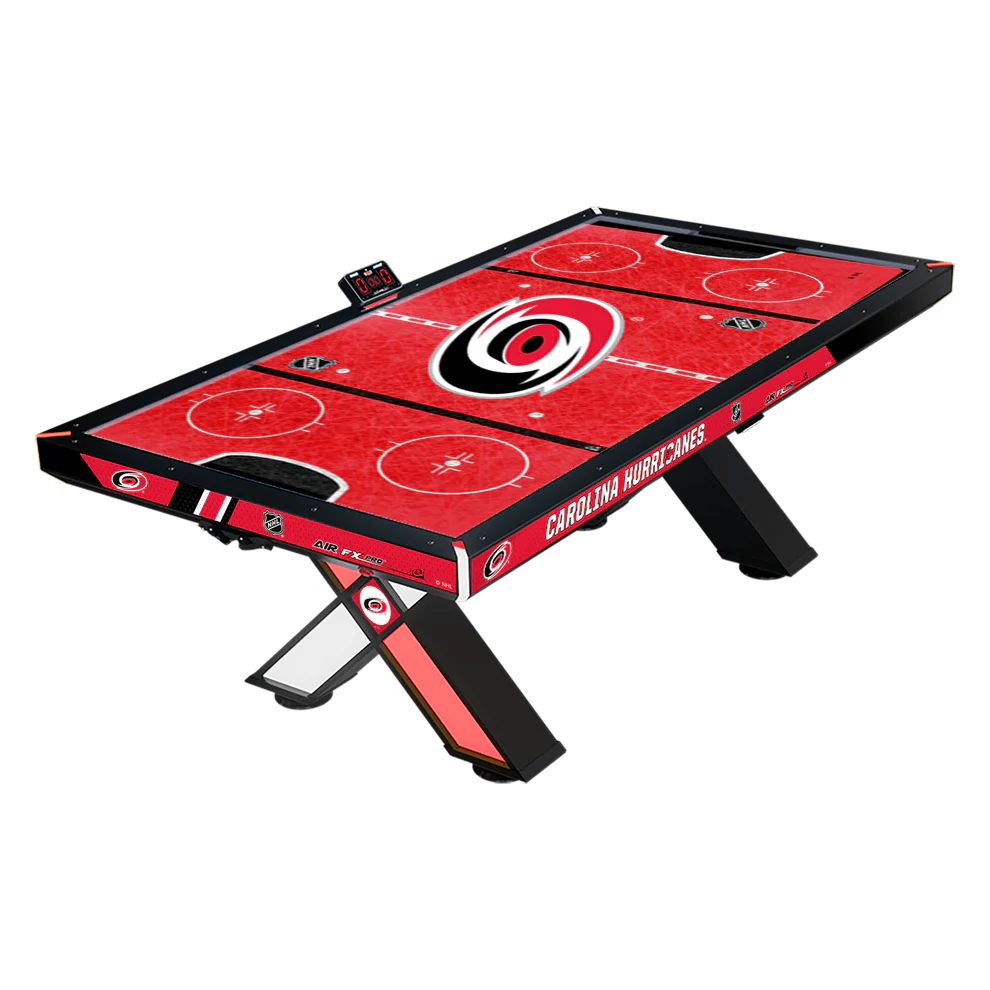 Home NHL Air FX Pro 8&#39; Air Hockey Table – Official NHL Licensed | LED Backlit Playfield | Powder Coated Steel &amp; Hardwood Accents | Programmable LEDs | Choose Your Team.