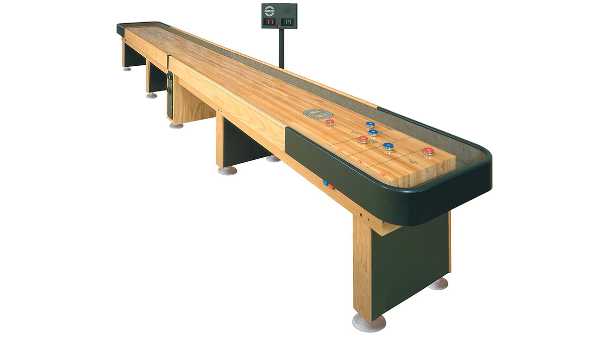 Champion Shuffleboard Table left view