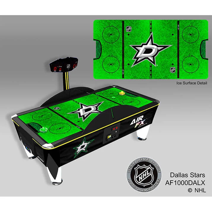 NHL Team Air FX Full Size Air Hockey Table – 8&#39; LED Playfield | Official NHL Licensed | Custom Team Logos &amp; Jersey Graphics | ½&quot; Thick Surface | Commercial-Grade Arcade Game.