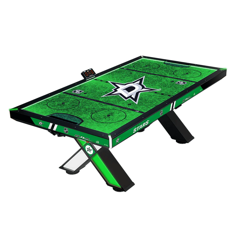 Home NHL Air FX Pro 8&#39; Air Hockey Table – Official NHL Licensed | LED Backlit Playfield | Powder Coated Steel &amp; Hardwood Accents | Programmable LEDs | Choose Your Team.