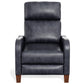 Dana Pushback Recliner in White or Navy by Sunset Trading