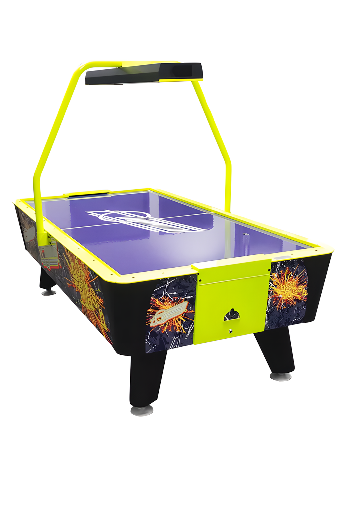 Dynamo Hot Flash 8-foot non-coin home air hockey table with smooth play surface