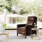 Ethan Pushback Recliner, Espresso by Sunset Trading