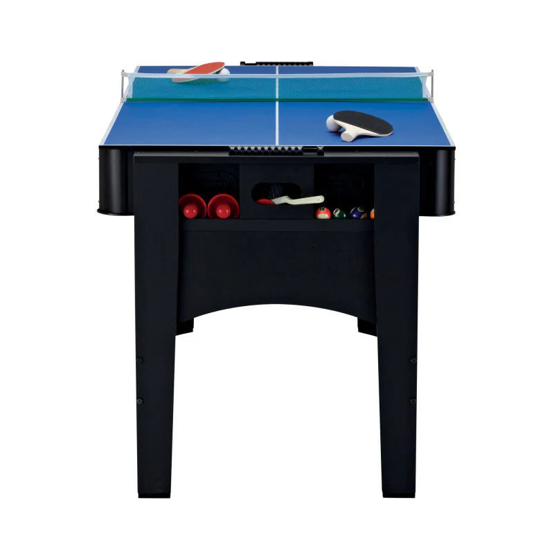 Fat Cat 3-in-1 6-foot flip multi-game table with billiards, table tennis, and air hockey surfaces