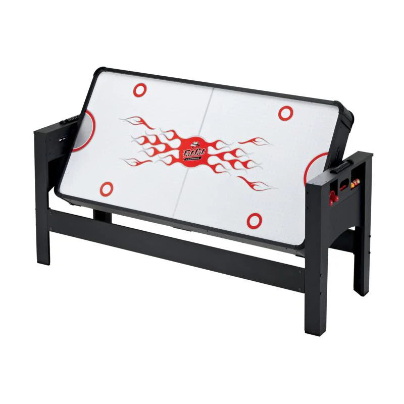 Fat Cat 3-in-1 6-foot flip multi-game table with billiards, table tennis, and air hockey surfaces