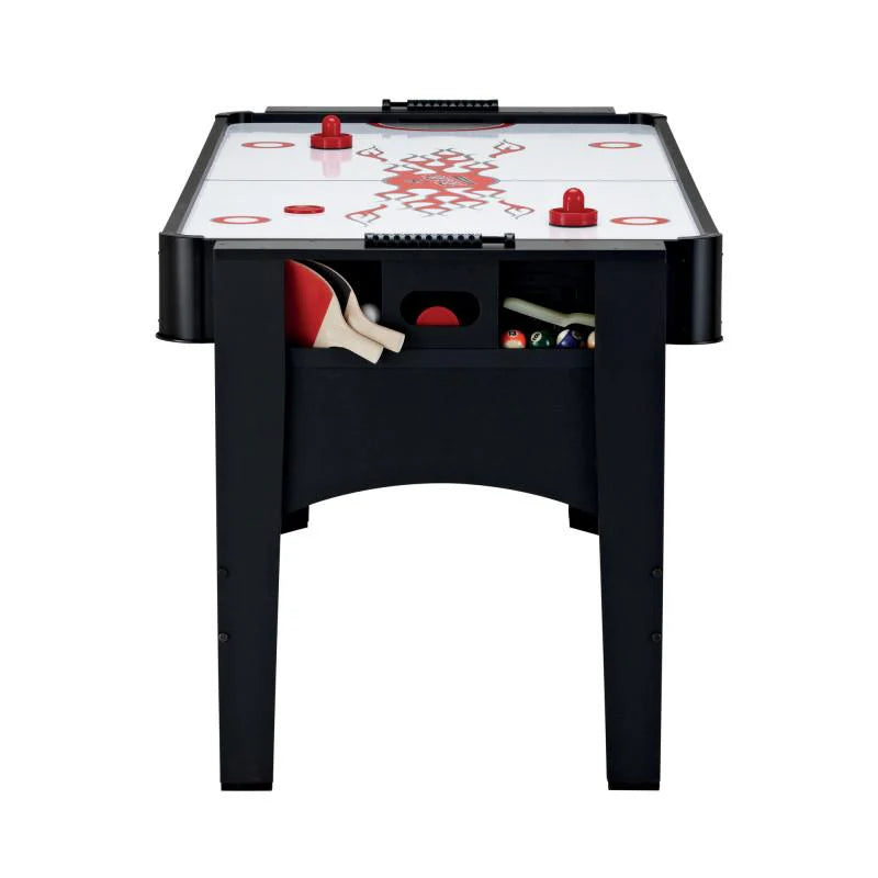 Fat Cat 3-in-1 6-foot flip multi-game table with billiards, table tennis, and air hockey surfaces