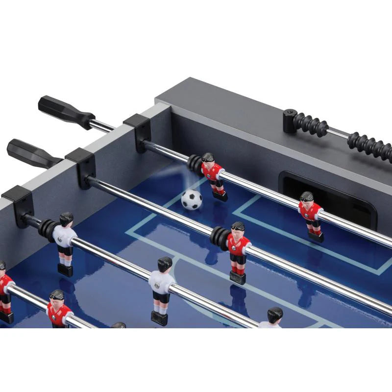 Fat Cat Rebel foosball table with durable cabinet and smooth-playing rods